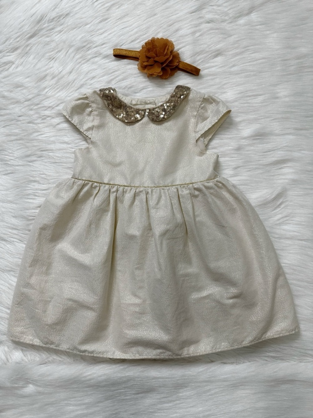 Special Collection Baby Girl Size 18-24 Months Formal Dress with Headband
